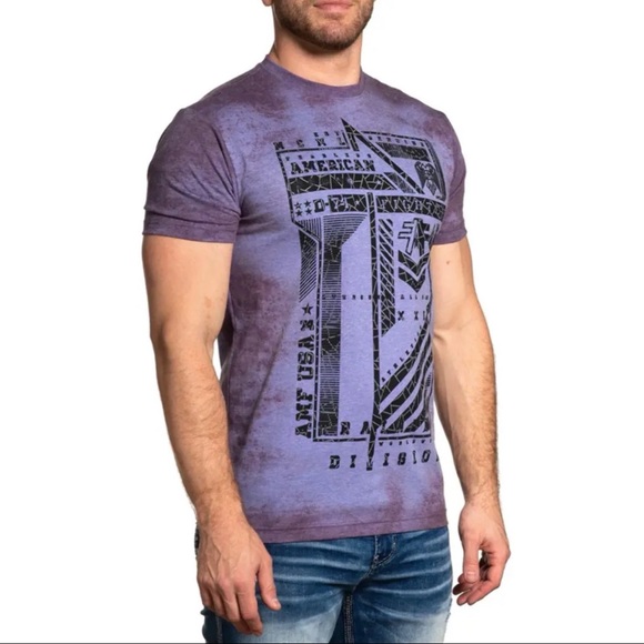 AMERICAN FIGHTER Men's T-shirt ARKPORT Multicolor Athletic XS-4XL - Picture 8 of 12